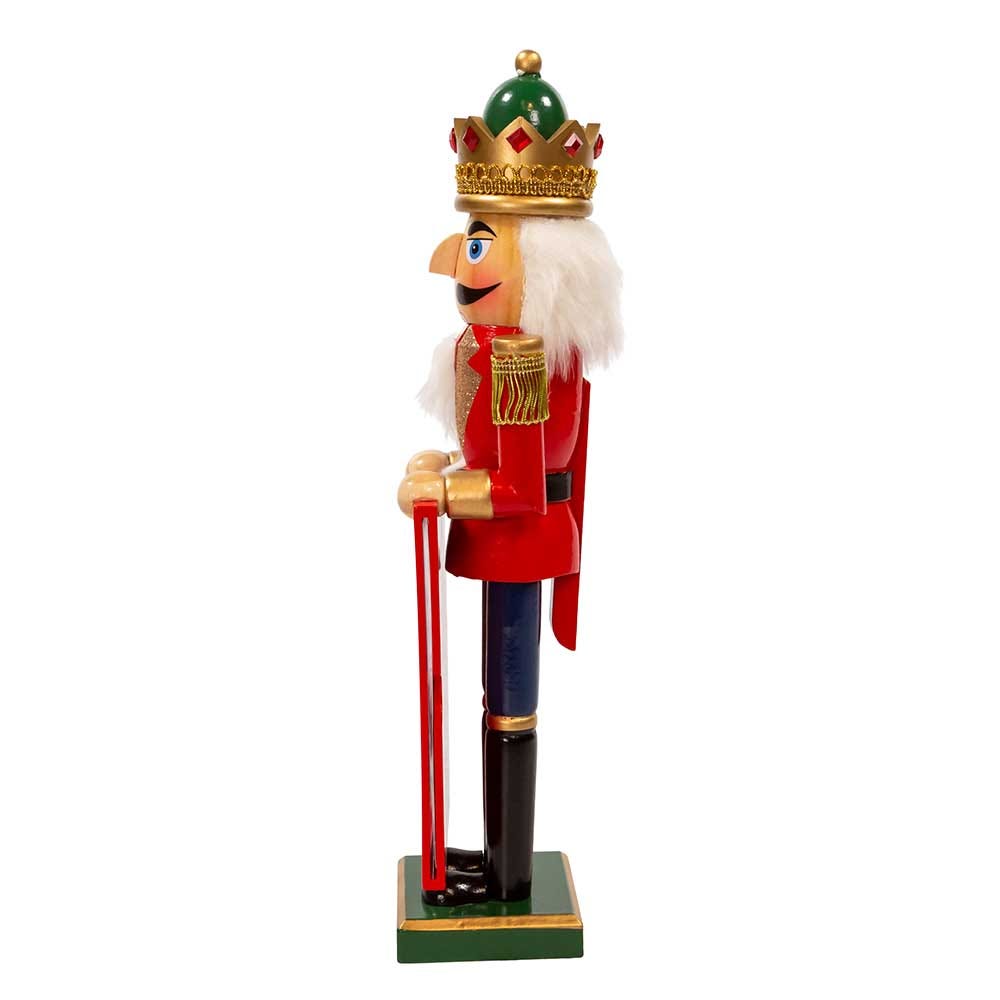 Kurt Adler 15-Inch Nutcracker King Holding Picture Frame